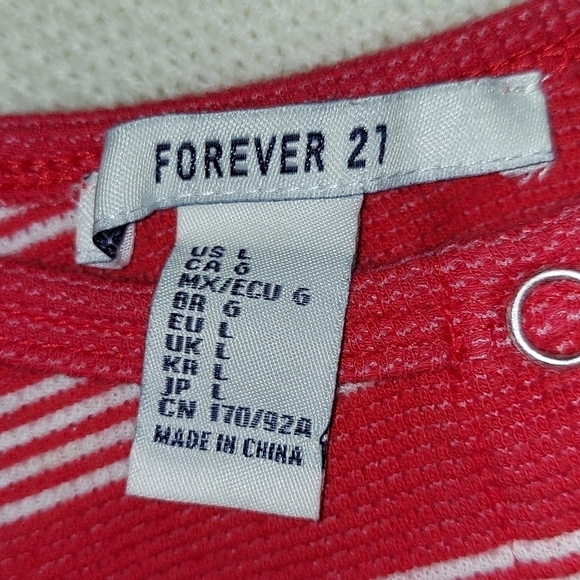 Forever 21 Tank midriff length - Picture 3 of 3